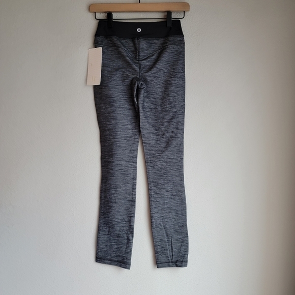 Lululemon Forme Pant in Rose Herringbone Black size 2 NWT - Picture 7 of 10